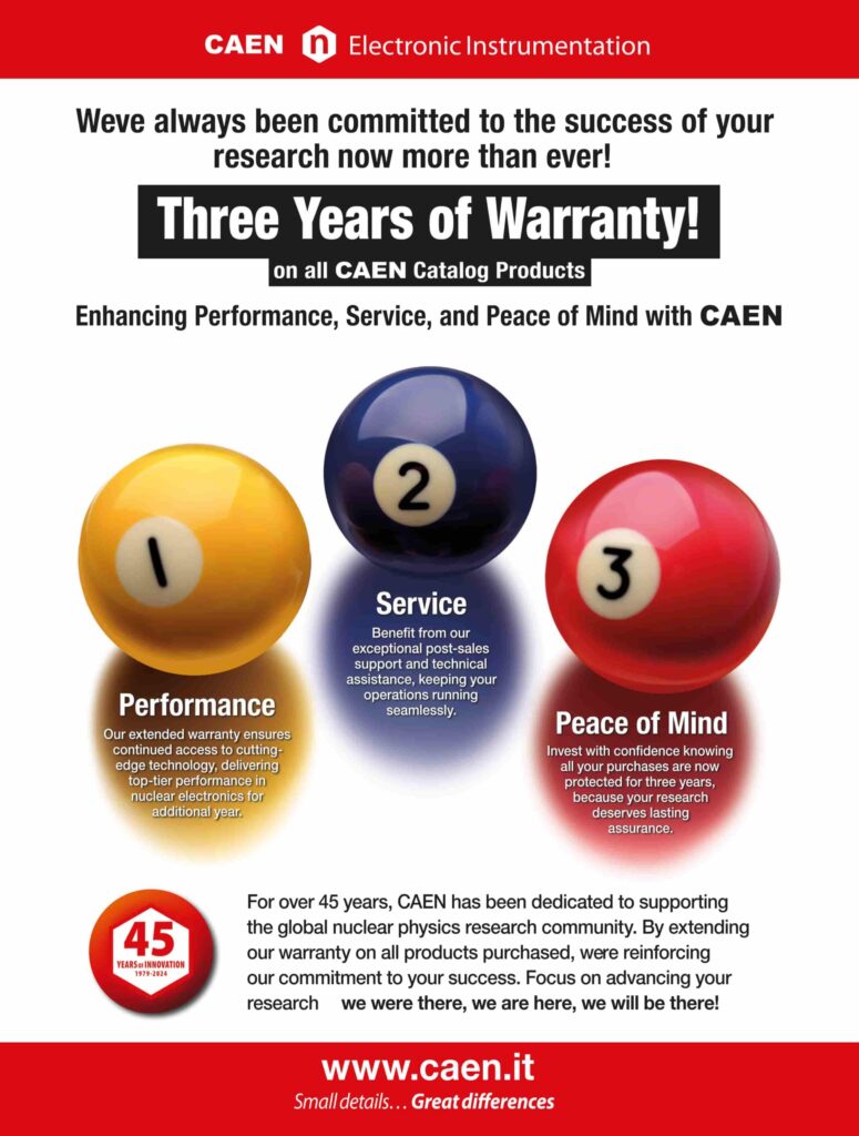 CAEN Extends Product Warranty to 36 Months article's media
