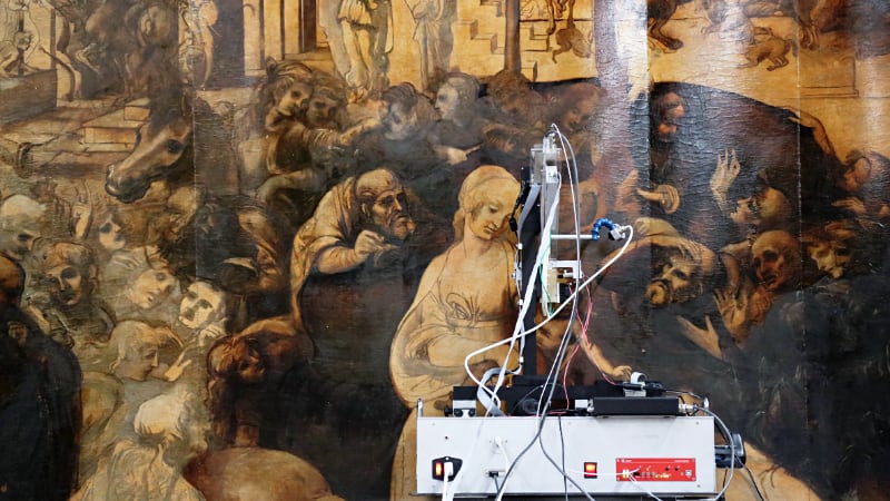 Adorazione magi di Leonardo CAEN