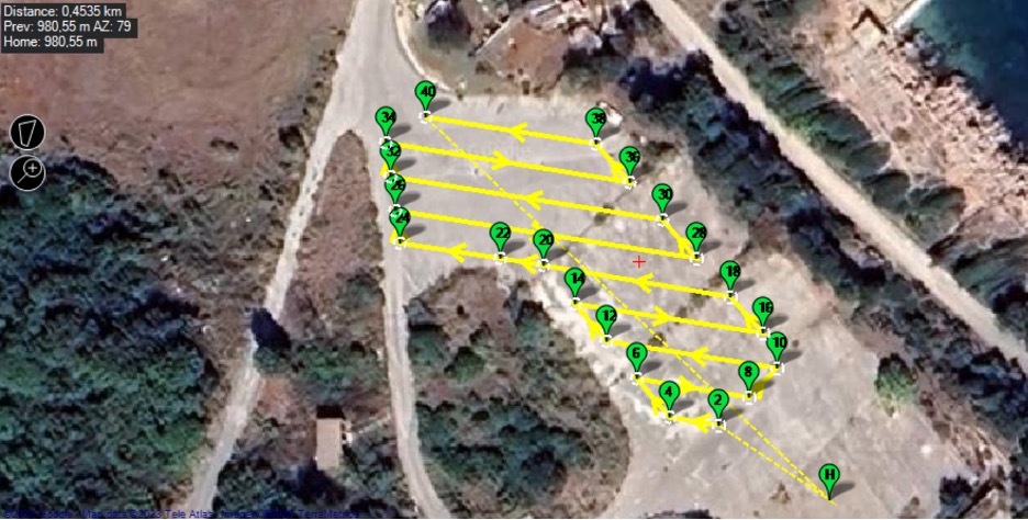 CAEN flight plan of Cutting-Edge UAV Radiological Detection Unit at CSCM Event